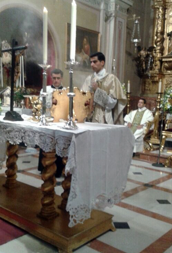 Nuestro hermano Adelardo González celebró su primera Eucaristía