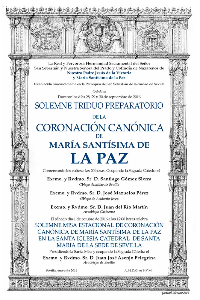 20160926 CartelTriduoCoronacionI