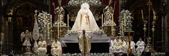 Primer día del Solemne Triduo preparatorio de la Coronación Canónica de María Santísima de la Paz