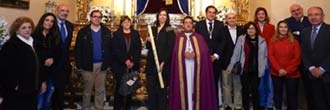 Bendecido el cirio de los donantes de órganos que iluminará a la Virgen de la Paz