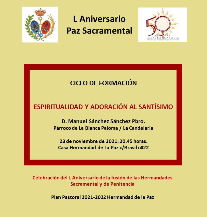 20211119 1 conferencia CICLO FORMATIVO PAZ SACRAMENTALI