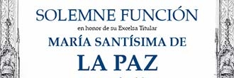 Función en honor a María Santísima de la Paz